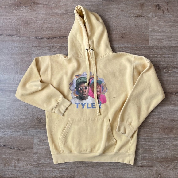 Savage Other - Tyler the Creator Yellow Graphic Hoodie size M